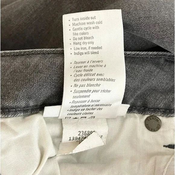 ✅SOLD-Paige | Verdugo Ultra Skinny Jeans Mid Rise Stretch Gray 30” Inseam - Picture 8 of 8